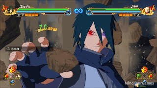 Sasuke (Supporting Kage) Complete Moveset - Naruto X Boruto Storm Connections 4K 60FPS