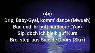 LUCIANO - SUICIDE DOORS (LYRICS VIDEO)V(prod. by Ghana Beats & Geenaro)
