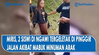 2 Siswi di Ngawi Ditemukan Pingsan di Pinggir Jalan, Diduga Tegak Minum Miras