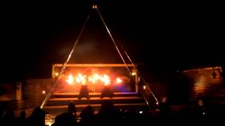 Fire Twin Staff- Tribal Ninjas Fire Show - Solar Eclipse 5/9