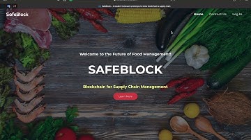SafeBlock- a blockchain project for SCM
