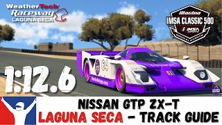 iRacing Nissan GTP ZX-T Laguna Guide 1:12.6 Nissan GTP ZX-T IMSA Classic Track Guide screenshot 4