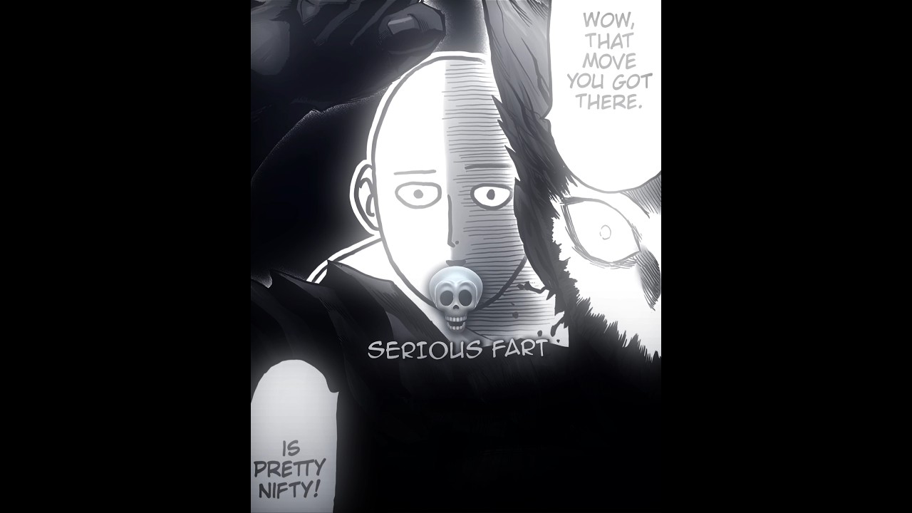 Saitama's serious mode on 💀🔥『  One punch man Manga Edit 』||