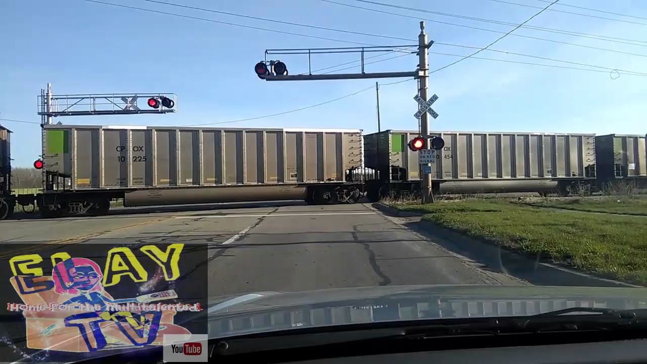 Just Us Being Lost in Saginaw in the Sight of a Rare Train