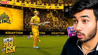 LIVE GT vs CSK! RCPL 2026 in Real Cricket 😎 | #realcricket