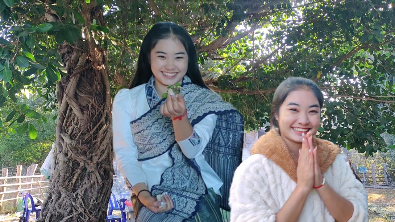 ພິທີຂຶ້ນເຮືອນໃຫມ່ນ້ອງປິ່ນ || พิธีขึ้นบ้านใหม่น้องปิ่น