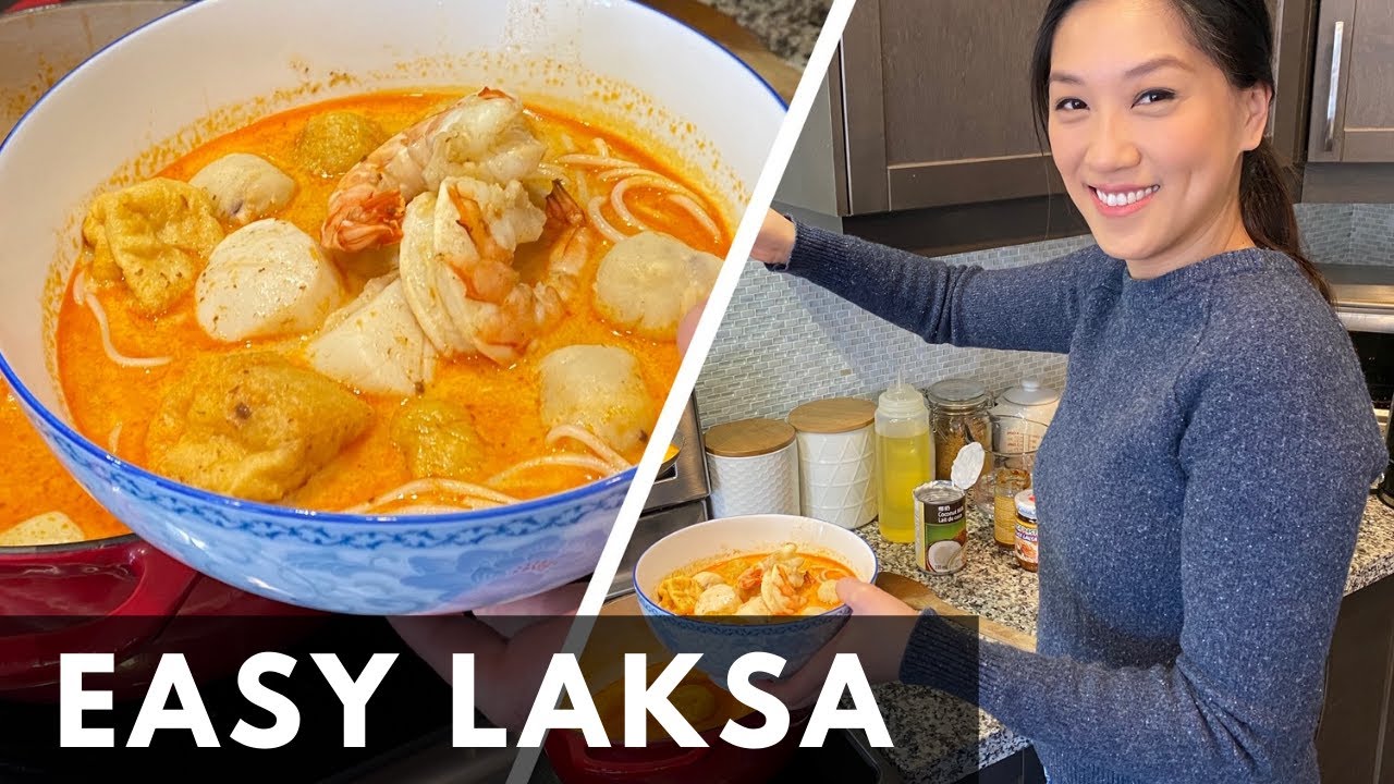 Easy Comforting Laksa Woh Hup Laksa Paste YouTube