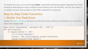How to Use Return Without Ending the For Loop in Python Flask?
