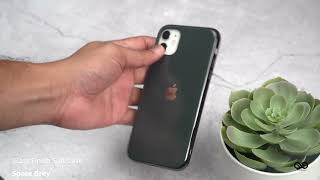 Space Grey Glass Finish Soft Case For iPhone screenshot 2