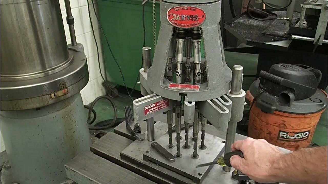 Multi spindle head drilling attachment youtube