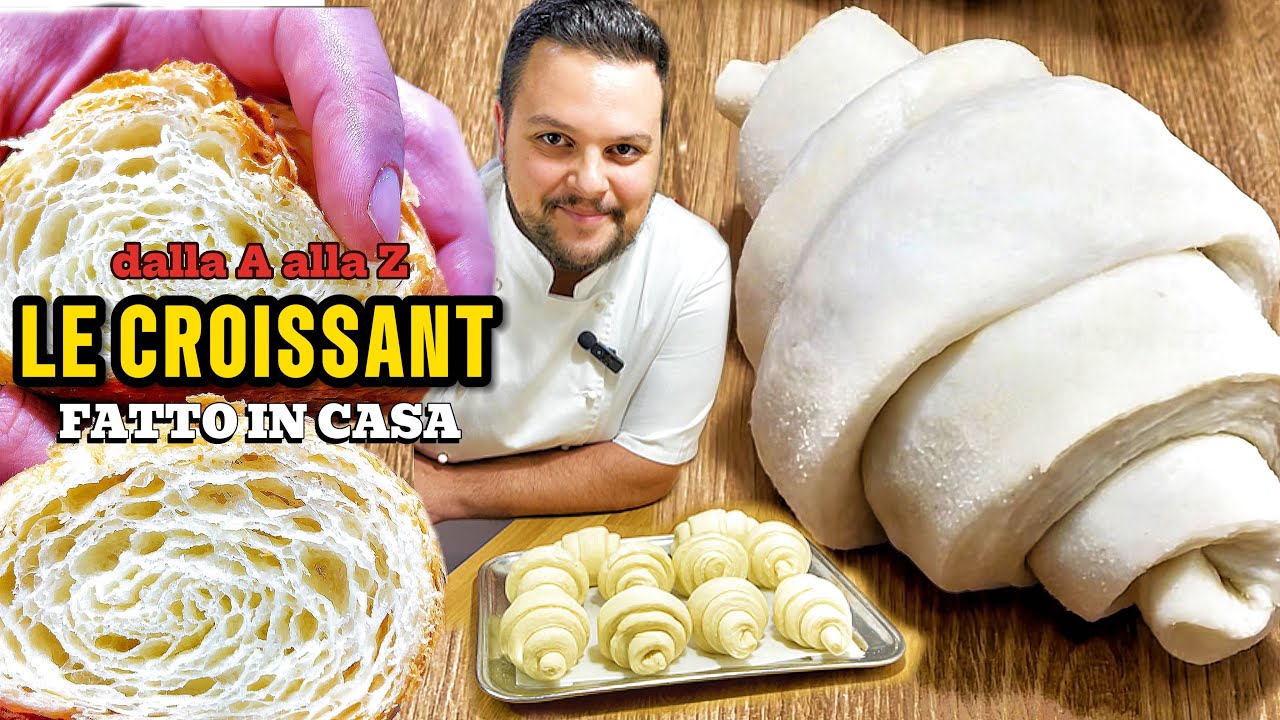 Il croissant fatto in casa con farina di semola