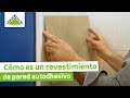 Cómo es un revestimiento de pared autodhesivo · LEROY MERLIN