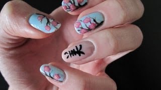 nail sakura cherry blossom oriental