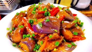 家常版的紅燒茄子，比飯店做的還要好吃，光是湯汁都就下三碗米飯【小家廚記】