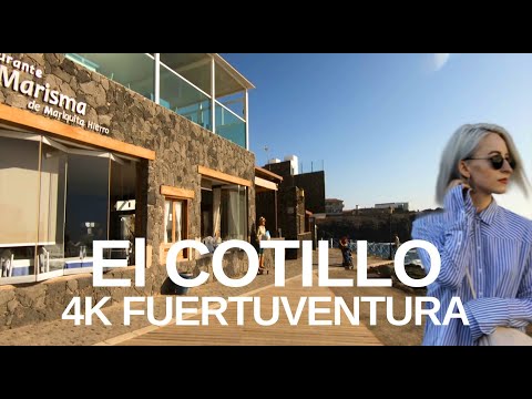 [4K] El Cotillo, Fuerteventura virtual walk 2020