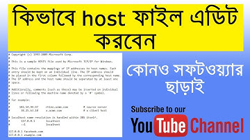 Activate any software by editing "host" file without any software