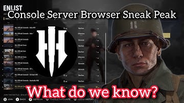 A Sneak Peak at a Hell Let Loose Console Server Browser…here’s what we know