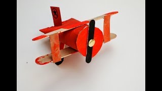 Popsicle Stick  Airplane I DIY Keen Crafts