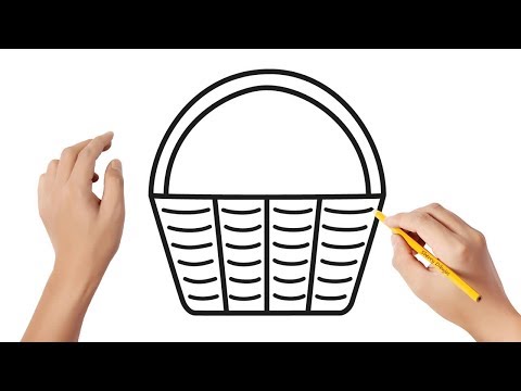 Video: Cómo Dibujar Una Canasta