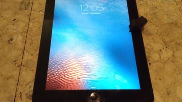 iPad 2 iOS 9.3.5 home screen glitch with magnet iCloud locked