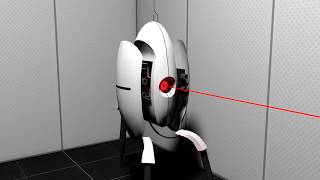 Portal Turret Test Animation