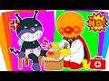 アンパンマン先生とケアタイム🏥🩺みんなをたすけてげんきにしよう💖やさしいストーリー✨Satisfying Sticker Care Story with Anpanman