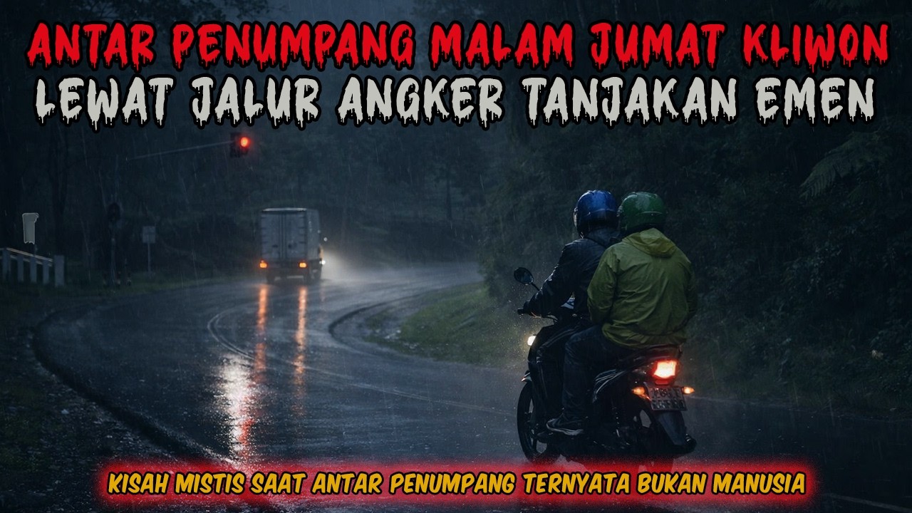 MERINDING PARAH !! ANTAR PENUMPANG KE TANJAKAN EMEN ! KISAH OJEK ONLINE ANTAR PENUMPANG HANTU