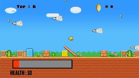 My first Android 2D game app -Dodge the rocket- created in Unity 3D engine.