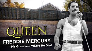 Freddie Mercury  His Grave and Where He Died (QUEEN)   4K