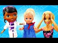 Куклы Барби - Штеффи переборщила с косметикой. Играем в куклы - Видео для девочек