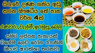 ඇග අධක උෂණ ගතය නත කරල සම පහපත කරන ත පනයන 4ක How To Lower Body Heat Naturally