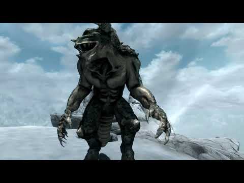 Skyrim SE MOD Deathclaw Enemies