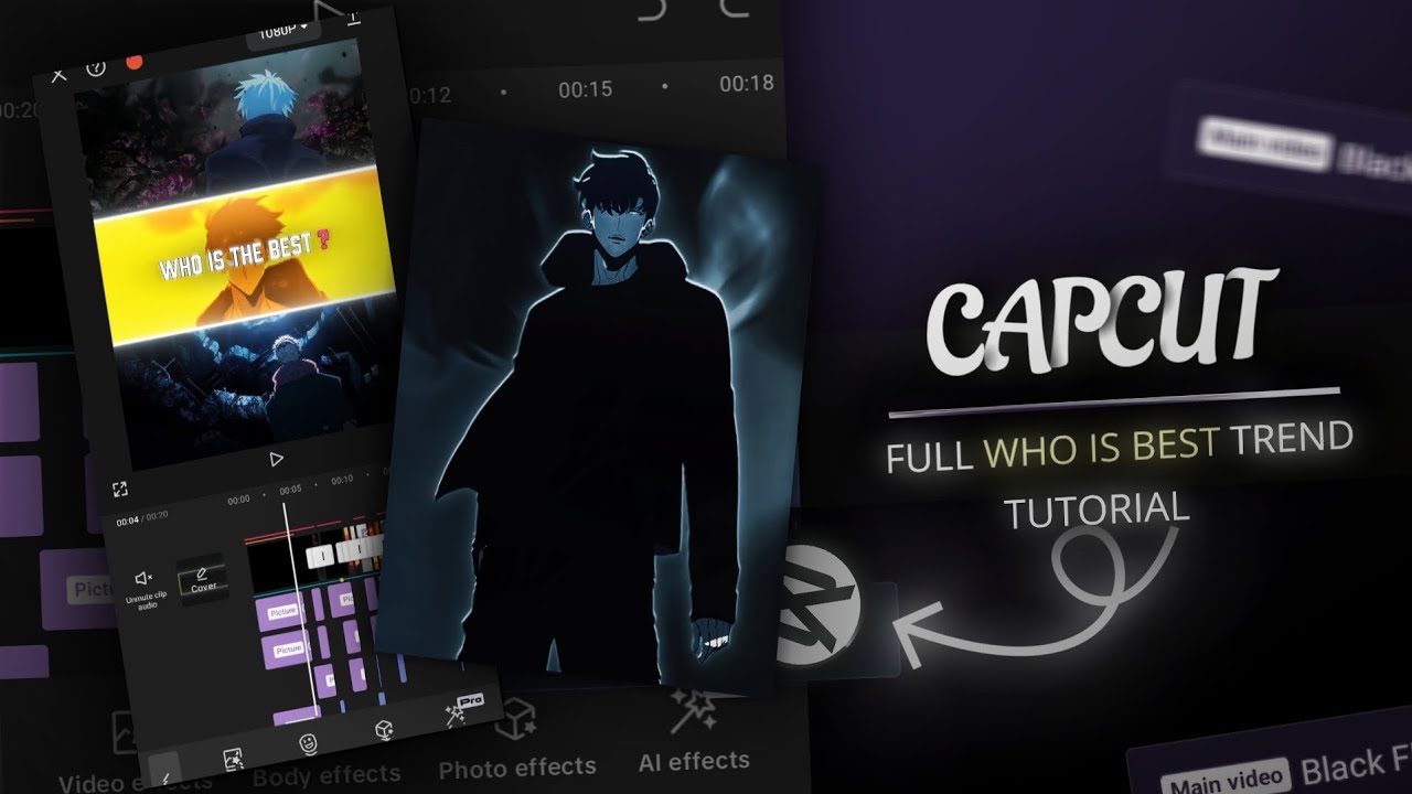 New trend Who's the best edit tutorialon Capcut ] Capcut Tutorial - YouTube