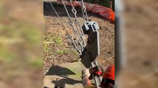 Taking down a radio tower with a single battery powered hand tool