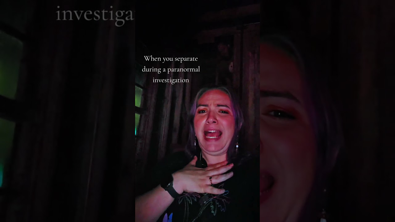 It's always scarier when you're alone! 