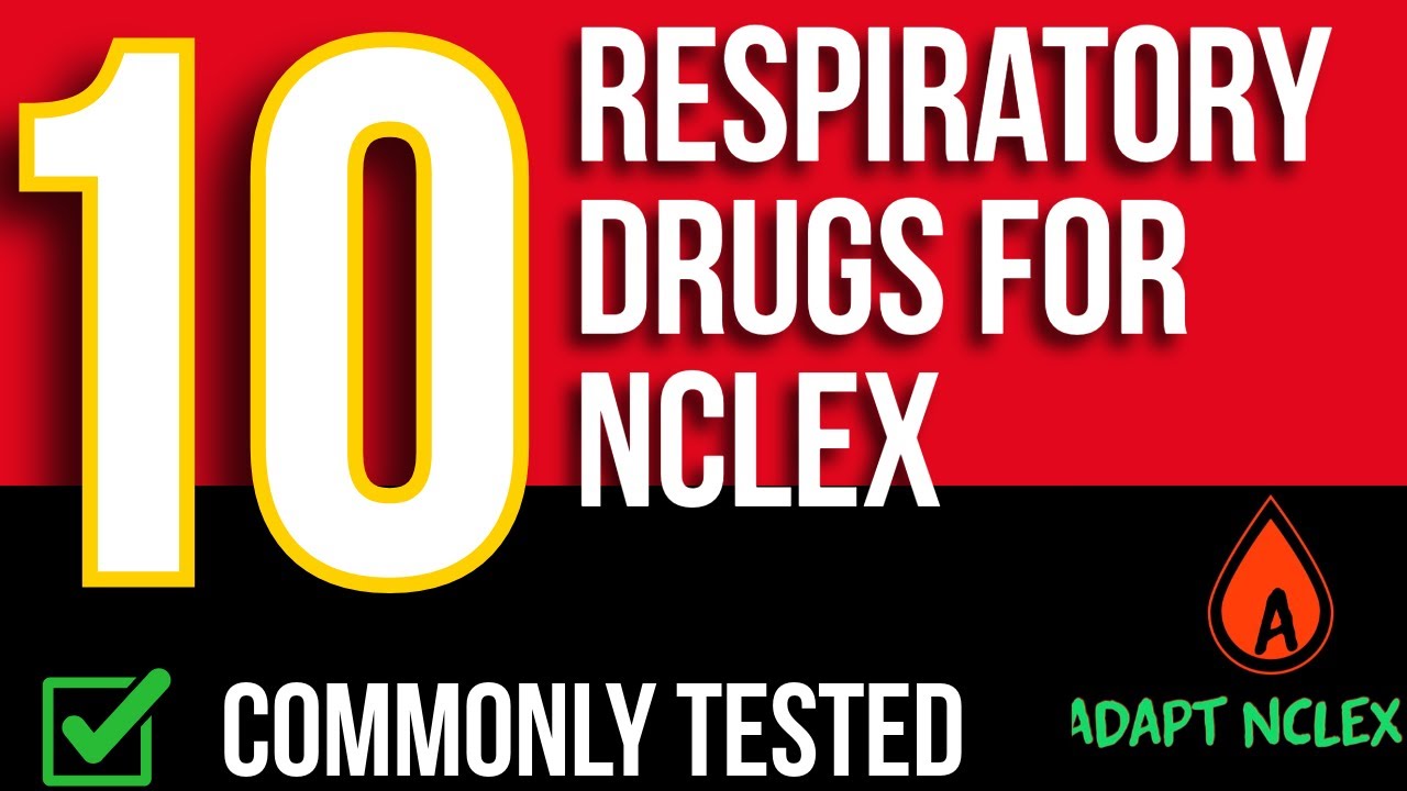 NCLEX Pharmacology: Respiratory Drugs NCLEX Questions and Answers | NCLEX Review