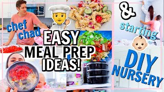 DIY BABY ROOM PROGRESS! EASY MEAL PREP IDEAS 2020 | HOME GOODS DECOR HAUL! | Alexandra Beuter