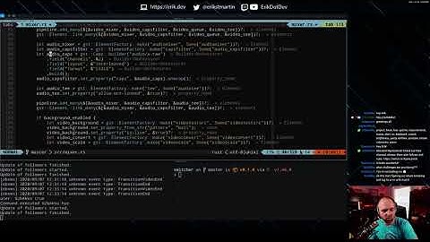 Live Coding: Rust and GStreamer (building an RTMP switcher) 9/7/20