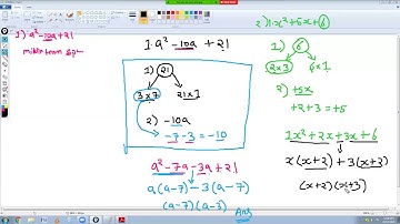 cbse class 8th maths cordova factorisation lecture 4| middle term splitting method