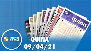 Resultado da Quina - Concurso nº 5536 - 09/04/2021