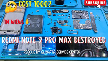 restoration redmi note 9 pro max |redmi note 9 pro max restore