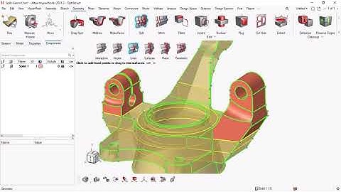 Hexa-Penta Solid Mesh using Solid Map with Altair HyperWorks new GUI
