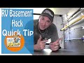 RV Organization & RV Basement Storage Hacks