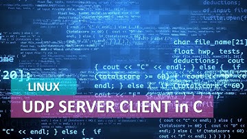 UDP SERVER CLIENT LINUX Network Programming in C Complete Code Function Explanation