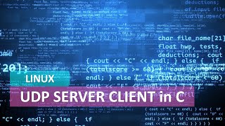 UDP SERVER CLIENT LINUX Network Programming in C Complete Code Function Explanation screenshot 5