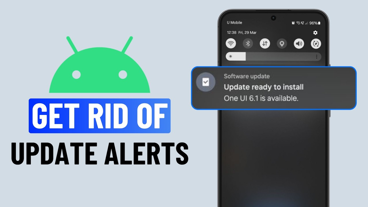 How to Turn Off Software Update Notifications on Android - YouTube