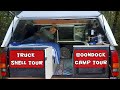 Truck Shell Tour at Free Boondocking Camp