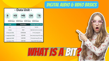 What is a binary digit? What is a BIT?