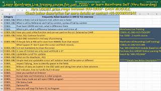 Mainframe IBM TCS Interview Part 5 Telugu |New Batch every Month-End 2025| Anil Polsani | 9908502542