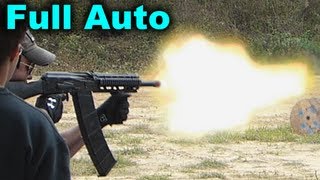 Saiga-12 Full Auto Shotgun (w/ Slow Motion)